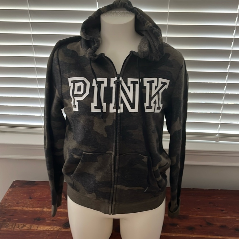Pink camo hoodie